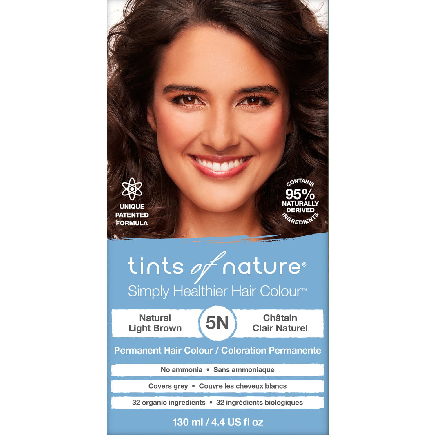 5n Color Code 5N Natural Light Brown Permanent Hair Dye – Tints of Nature